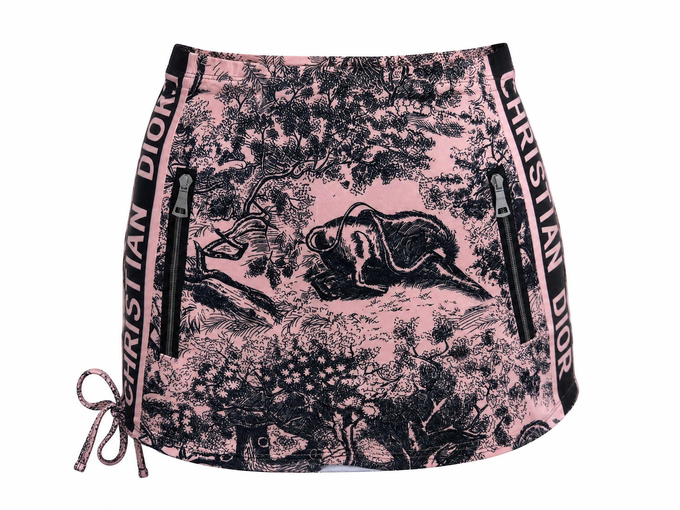 Christian Dior Toile de Jouy Pink Beach Set 🌸🖤🏖️