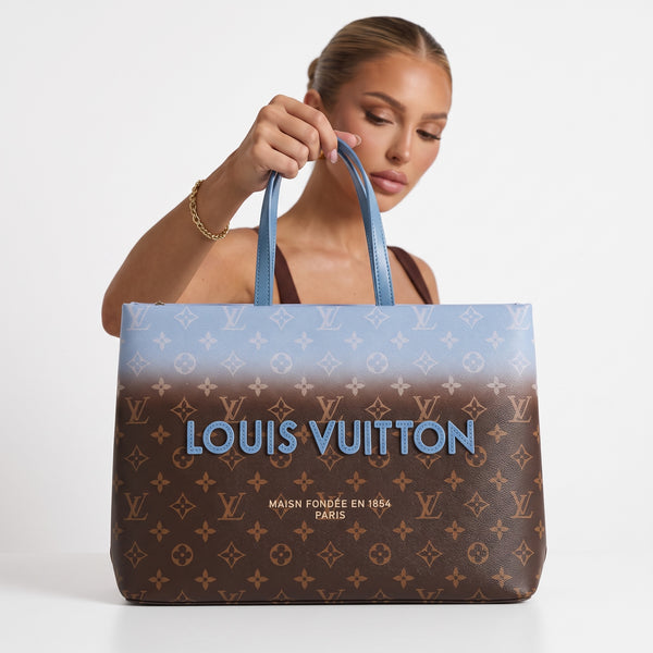 Louis Vuitton Monogram Tote – Blue Gradient 👜