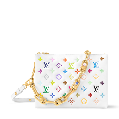 Louis Vuitton Multicolor Coussin-Inspired Bag – White Rainbow Edition 🌈🤍✨