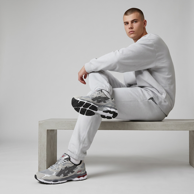 ⚡👟 ASICS GEL-NYC Silver Grey Retro Running Sneakers – Premium Y2K Streetwear Shoes 🔥🩶