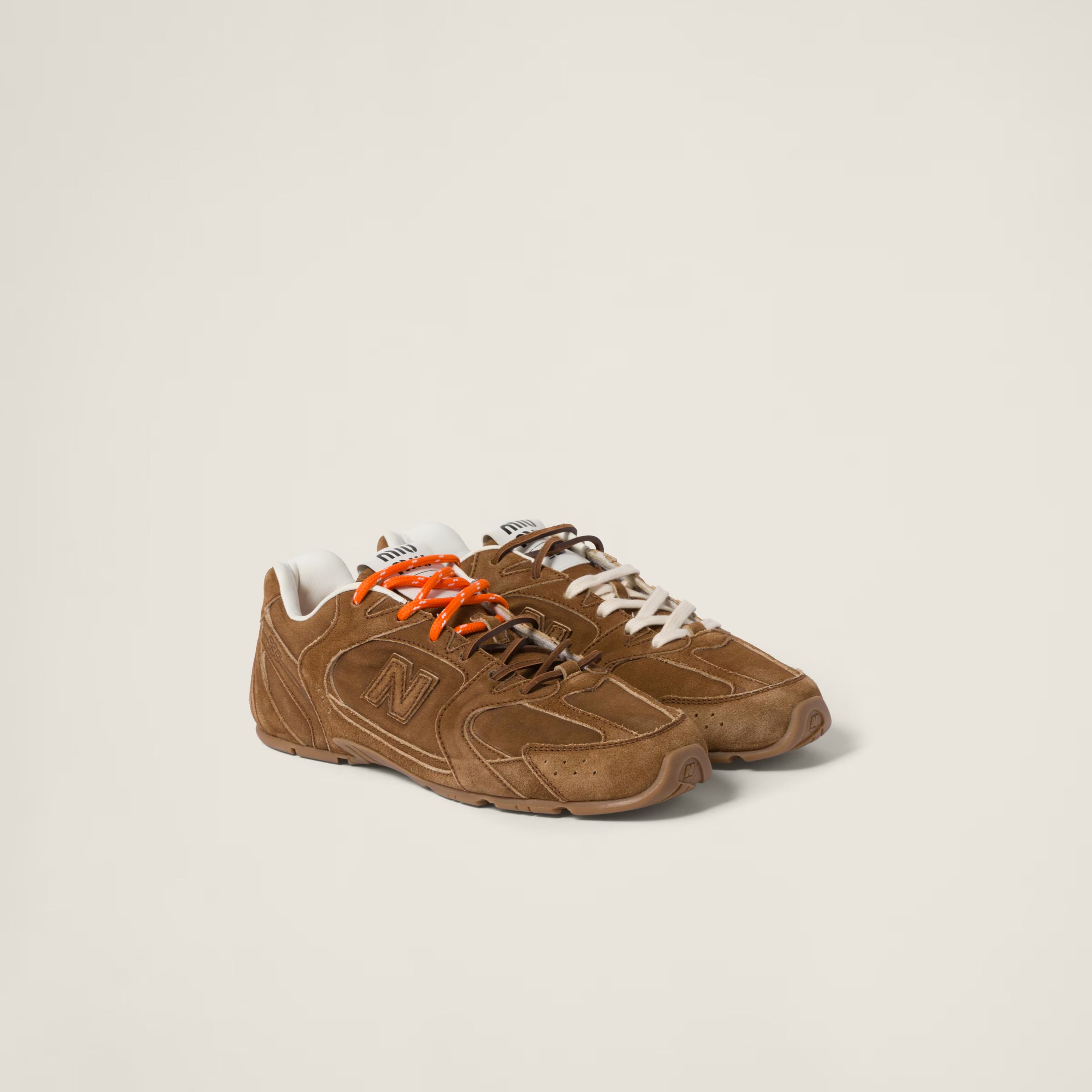 New Balance x Miu Miu 530 SL Suede Sneakers 👟🤎🔥