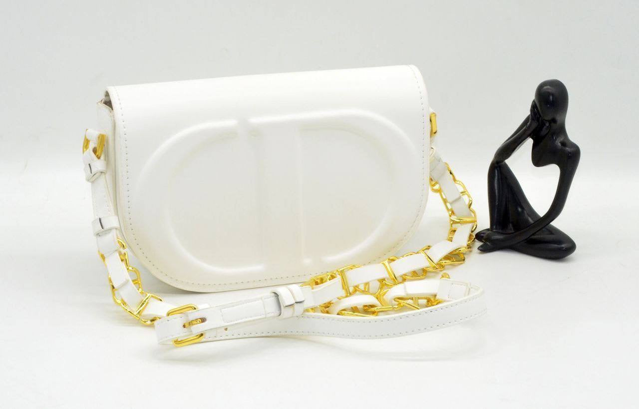 Dior Oblique Saddle Chain Bag