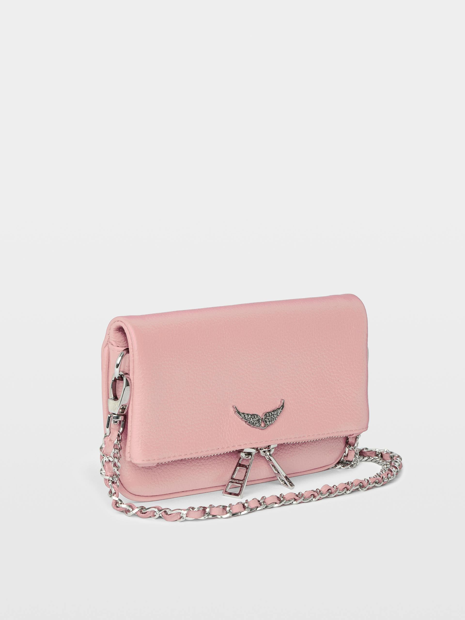 Zadig & Voltaire Pink Leather Crossbody Bag 💗✨ | Chic Everyday Statement
