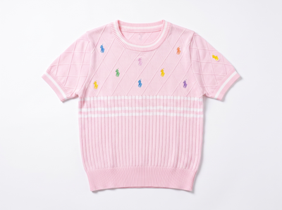 🩷 Polo Ralph Lauren Multicolor Pony Knit Top | Pink | One Size