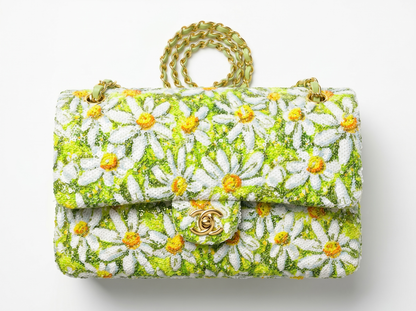 🌼 Chanel Daisy Bloom Classic Flap Bag 🌼