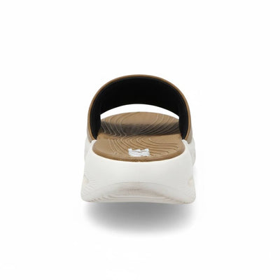 Nike Air Cushion Slides Tan & White 🤎🤍 | Premium Comfort Summer Edition 👟🔥
