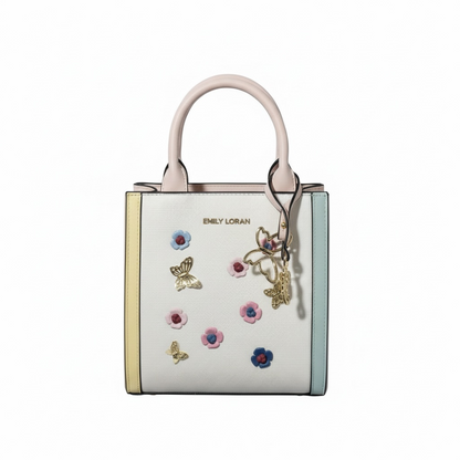 Emily Loran Pastel Floral Tote Bag 🌸👜✨