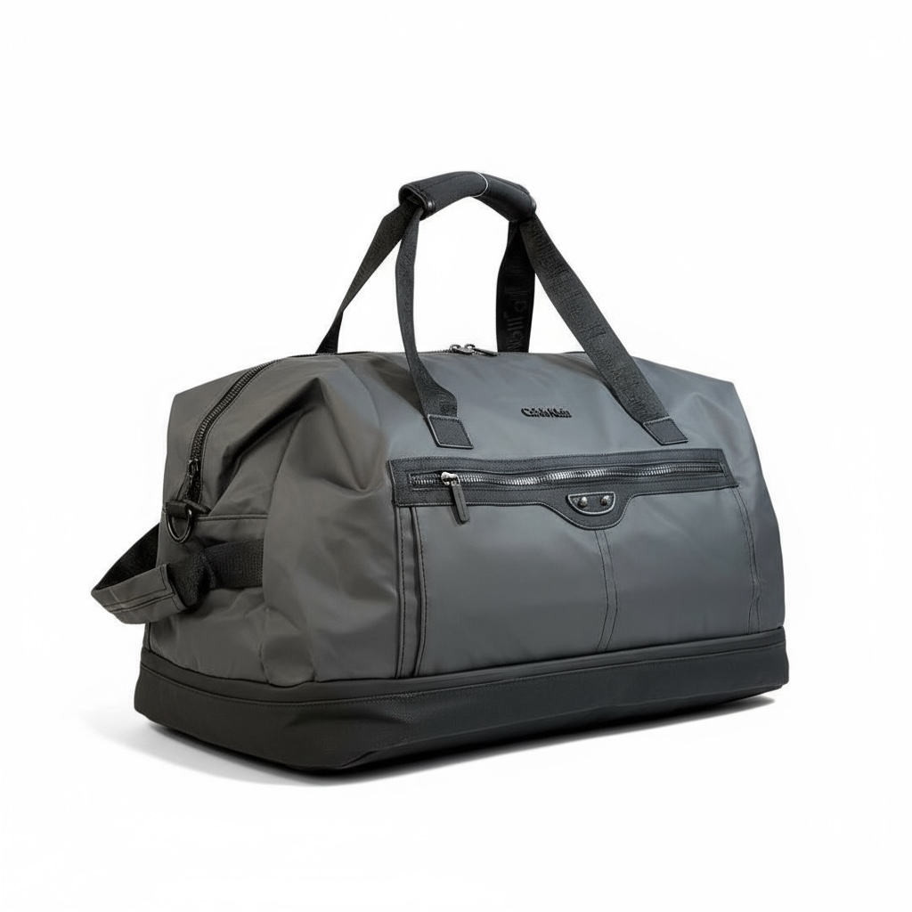 Calvin Klein Grey Duffle Bag 🩶 | Premium Travel & Gym Bag with Modern Minimalist Design