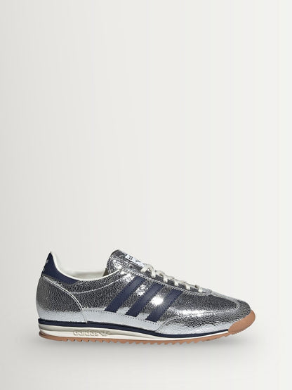 adidas SL 72 Metallic Silver Sneakers 👟✨🩶