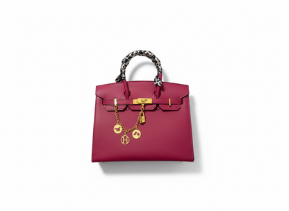 HERMÈS Birkin Style Pink Leather Bag 💗✨ | Gold Hardware Edition