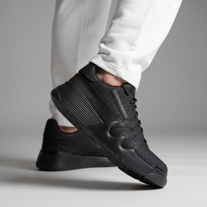 🖤 Giuseppe Zanotti Croc-Texture Luxury Sneakers 👟🔥