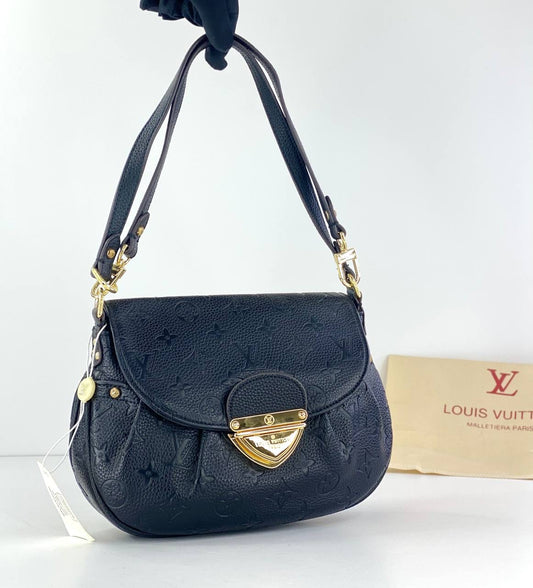 Louis Vuitton Monogram Hobo Bag with Gold Hardware