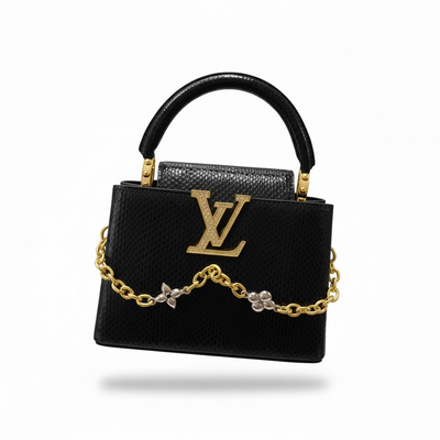 🖤✨ Louis Vuitton LV Black Top-Handle Chain Bag ✨🖤