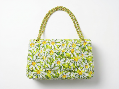 🌼 Chanel Daisy Bloom Classic Flap Bag 🌼