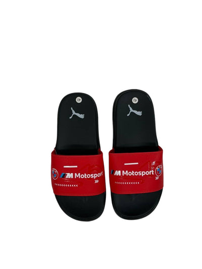 PUMA BMW M Motorsport Slide Sandals – Red Edition 🔴🏁