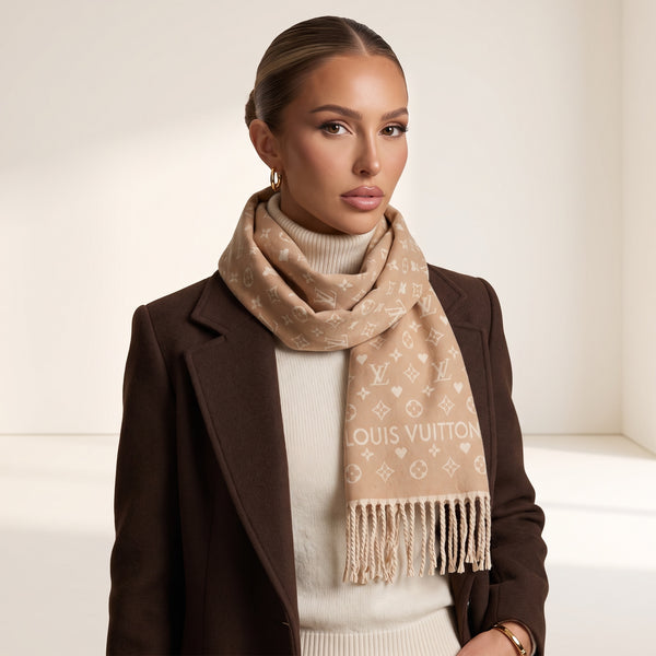 Louis Vuitton Monogram Shawl – Beige Monogram 🧣