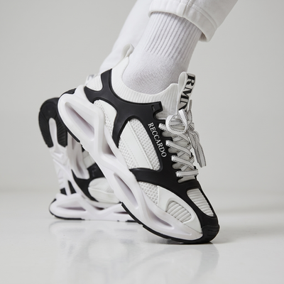 🖤🤍 Armani Reccardo Futuristic Chunky Sneakers 👟⚡