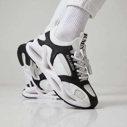 🖤🤍 Armani Reccardo Futuristic Chunky Sneakers 👟⚡