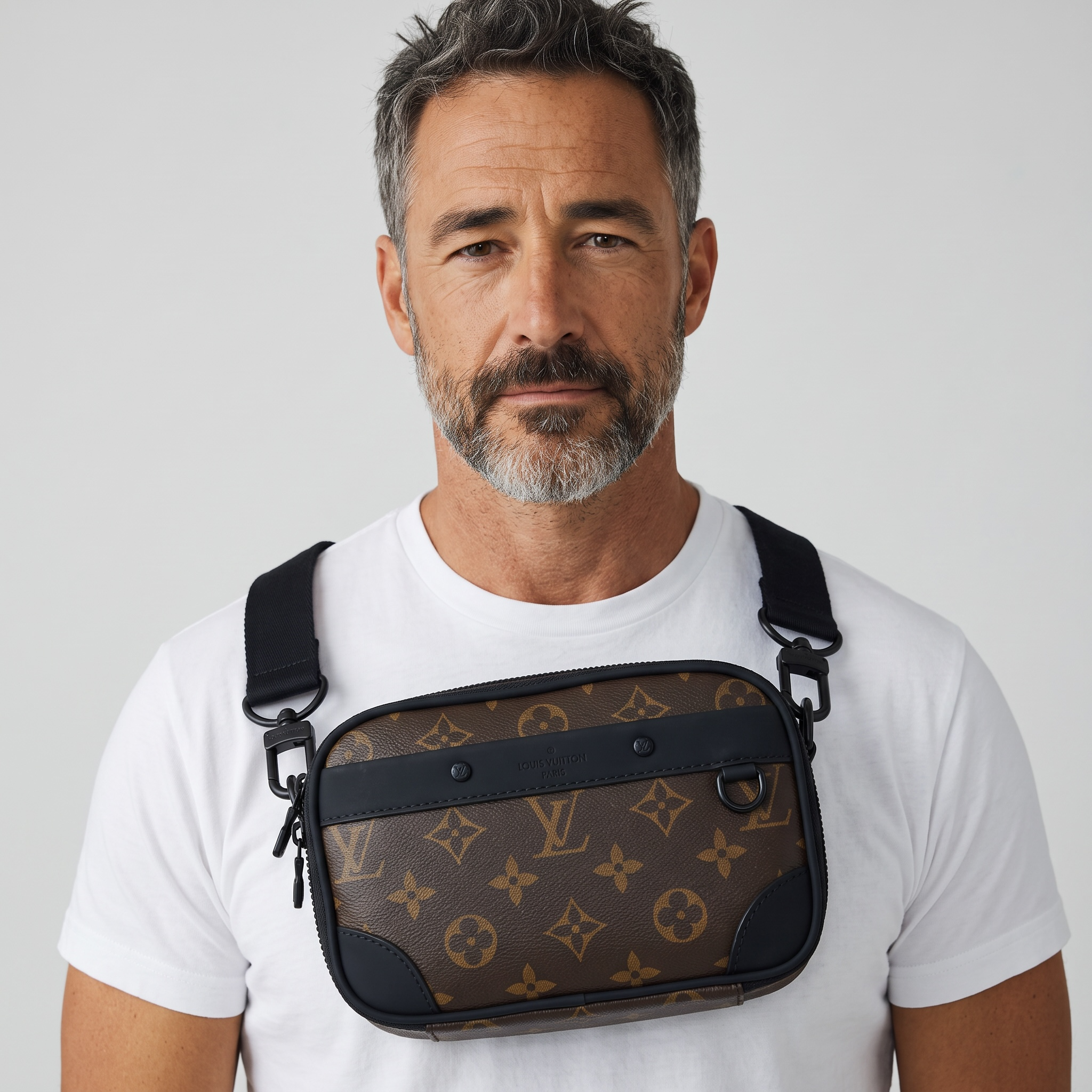 Louis Vuitton Monogram Crossbody Bag – Brown