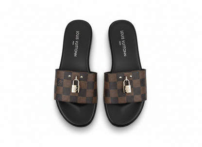 LOUIS VUITTON Damier Slides 🔒🤎 | Iconic Statement Luxury
