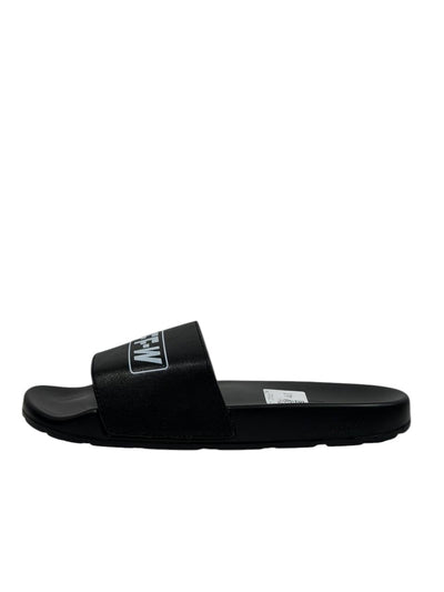 OFF-WHITE Logo Slides – Black Edition ⚫🔥
