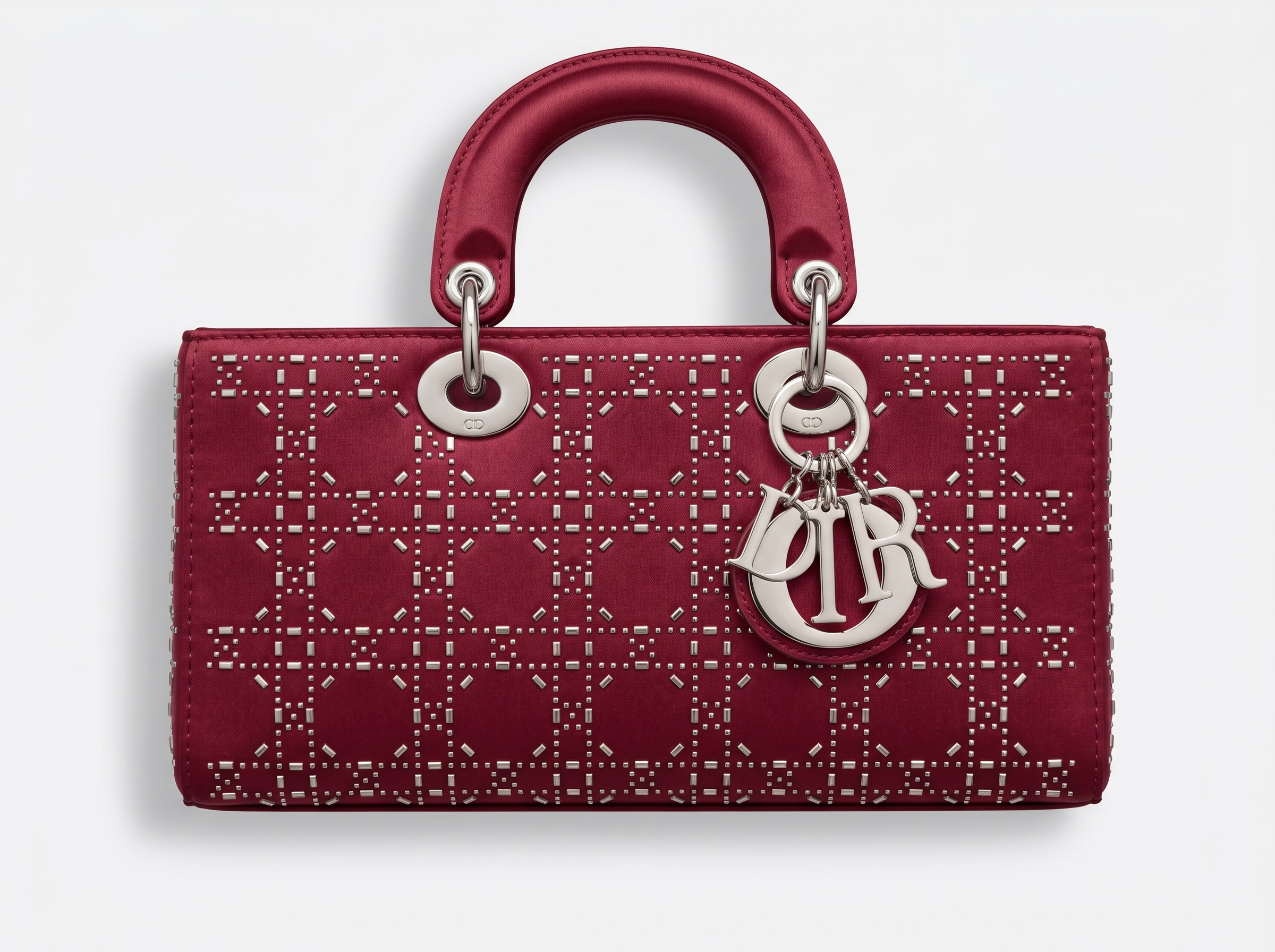 ❤️ Dior Lady Dior Studded Cannage Bag – Ruby Red Edition ❤️