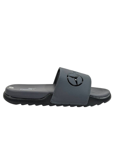 PUMA x AMG PETRONAS Slide Sandals – Grey Edition ⚙️🏁
