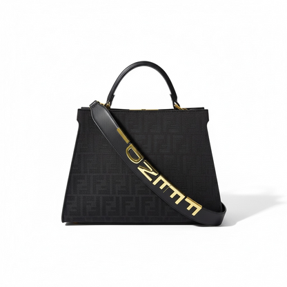 Fendi Black FF Monogram Handbag 🖤✨ | Luxury Designer Statement