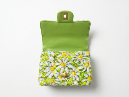 🌼 Chanel Daisy Bloom Mini Top Handle Bag 🌼
