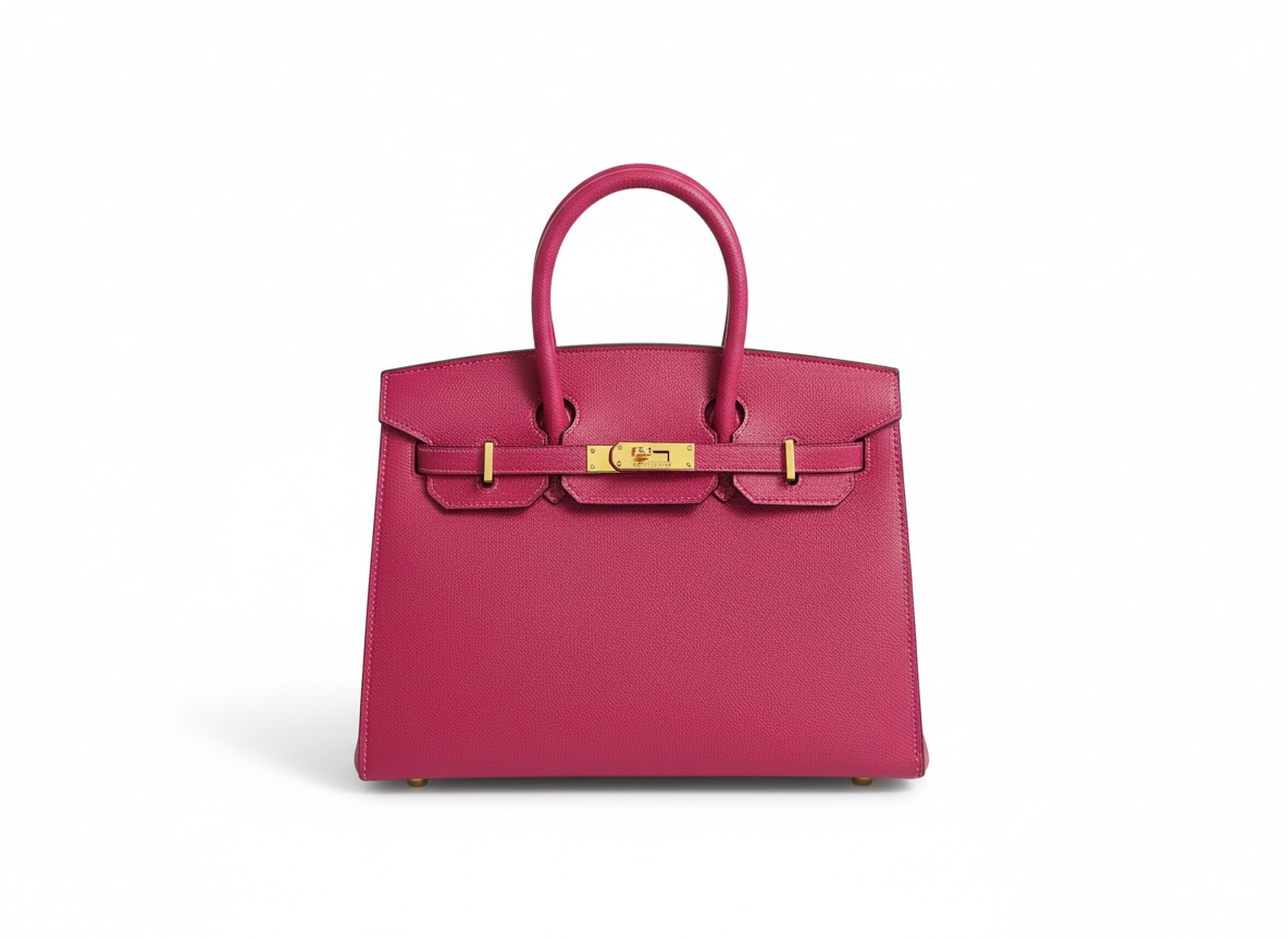 HERMÈS Birkin Style Pink Leather Bag 💗✨ | Gold Hardware Edition