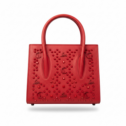 Christian Louboutin Red Top Handle Bag ❤️✨ | Statement Luxury Icon