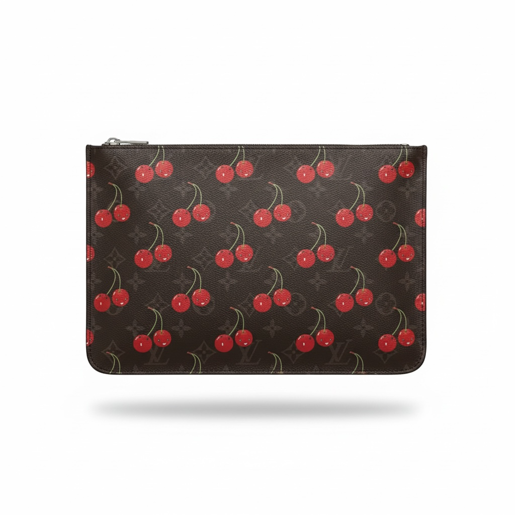 Louis Vuitton Cherry Monogram Zip Pouch 🍒🖤