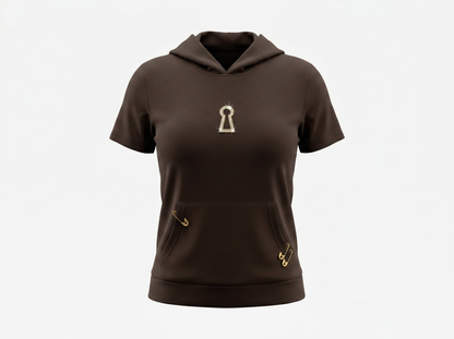 Schiaparelli Chocolate Brown Keyhole Tracksuit Set 🤎🔑✨🔥