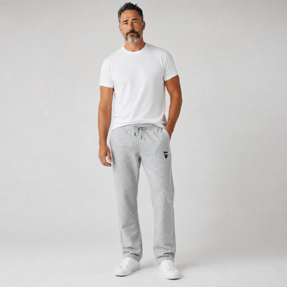 🩶 Karl Lagerfeld Ikonik Skull Sweatpants – Grey Melange Edition 🩶