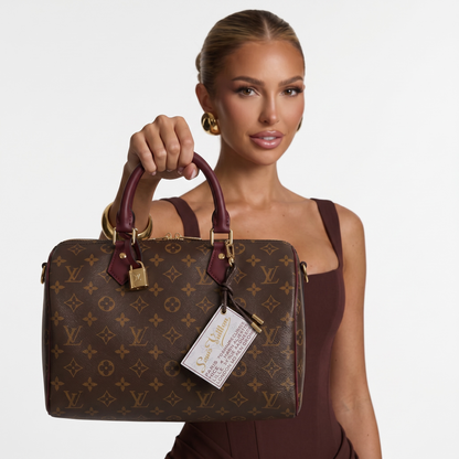 👜 Louis Vuitton Monogram Speedy Style Handbag
