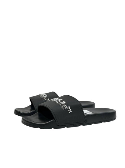 OFF-WHITE Slides – Black Logo Edition 🖤⚡