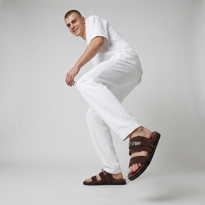 Hermès Brown Luxury Slide Sandals – Premium Designer Summer Slippers 🤎✨