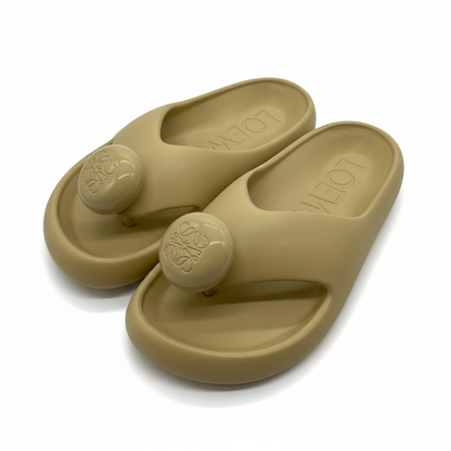 Loewe Anagram Rubber Slide Sandals 💛✨