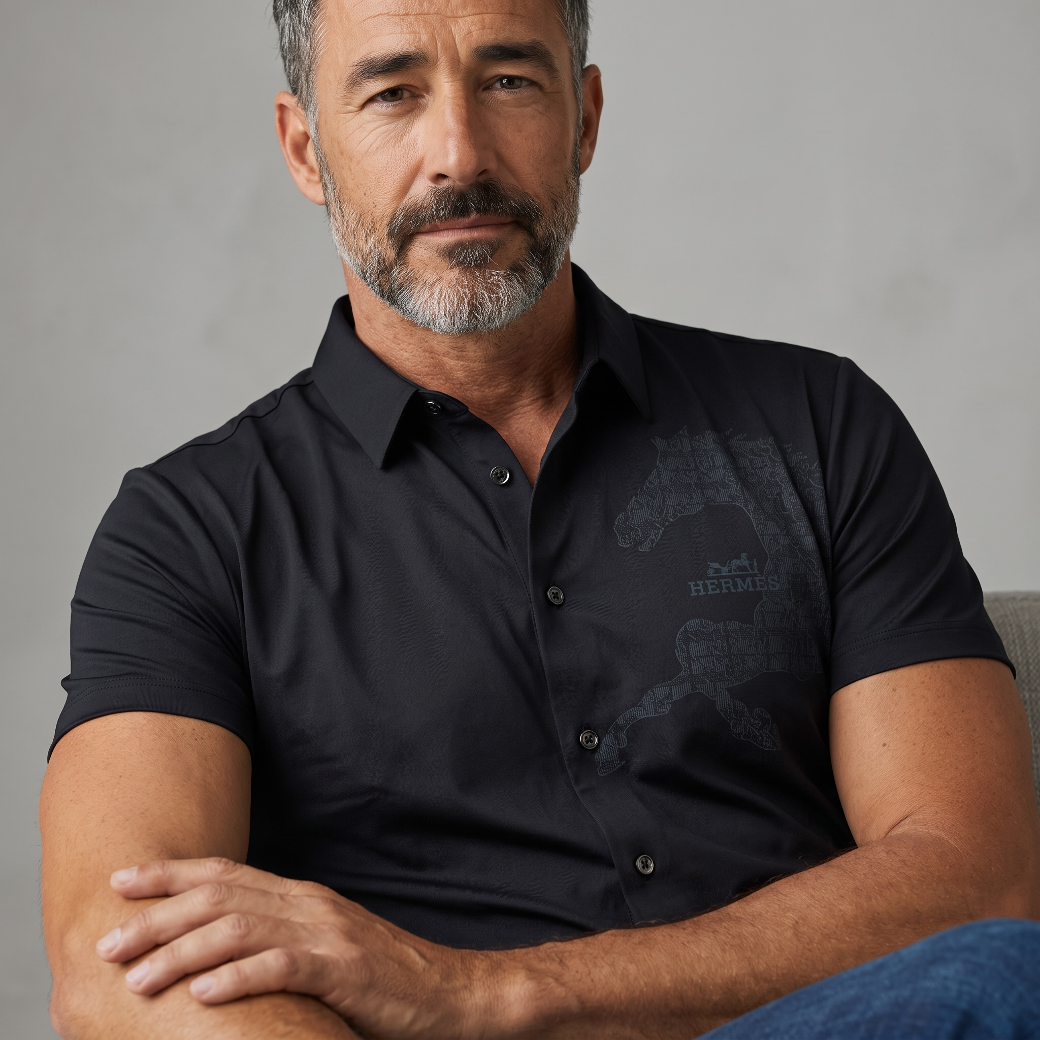 Hermès Performance Polo Shirt – Black