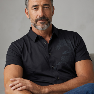 Hermès Performance Polo Shirt – Black