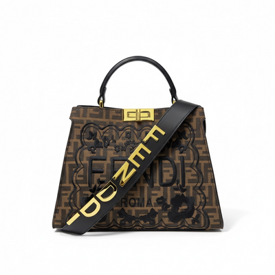 Fendi Roma Monogram Handbag 🤎✨ | Iconic Designer Statement