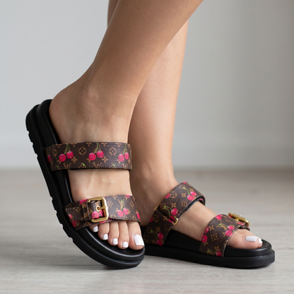 Louis Vuitton Cherry Monogram Comfort Slides – Limited Edition 🍒✨