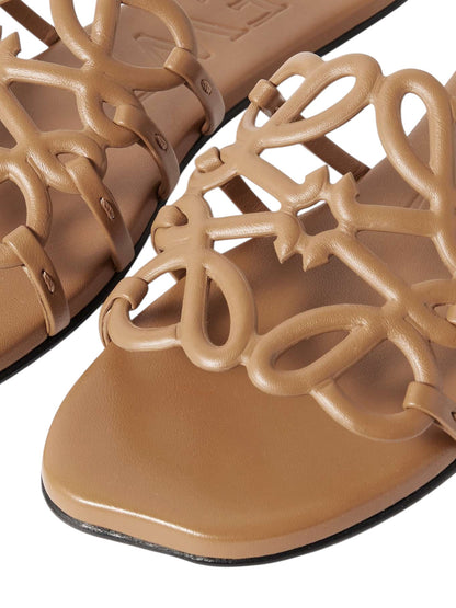 LOEWE Anagram Slide Sandals 🤎✨ | Neutral Luxury Essential