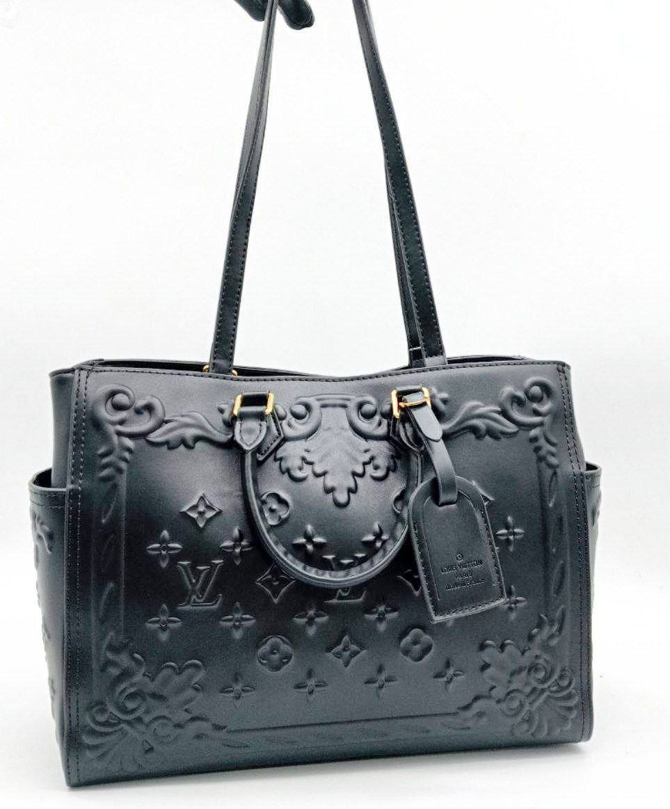 Louis Vuitton Black Embossed Tote bag