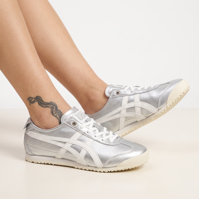 Onitsuka Tiger Mexico 66 – Silver/Cream ✨👟