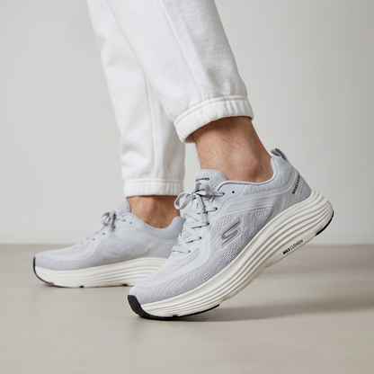 🤍 Skechers Max Cushioning Running Shoes – Light Grey