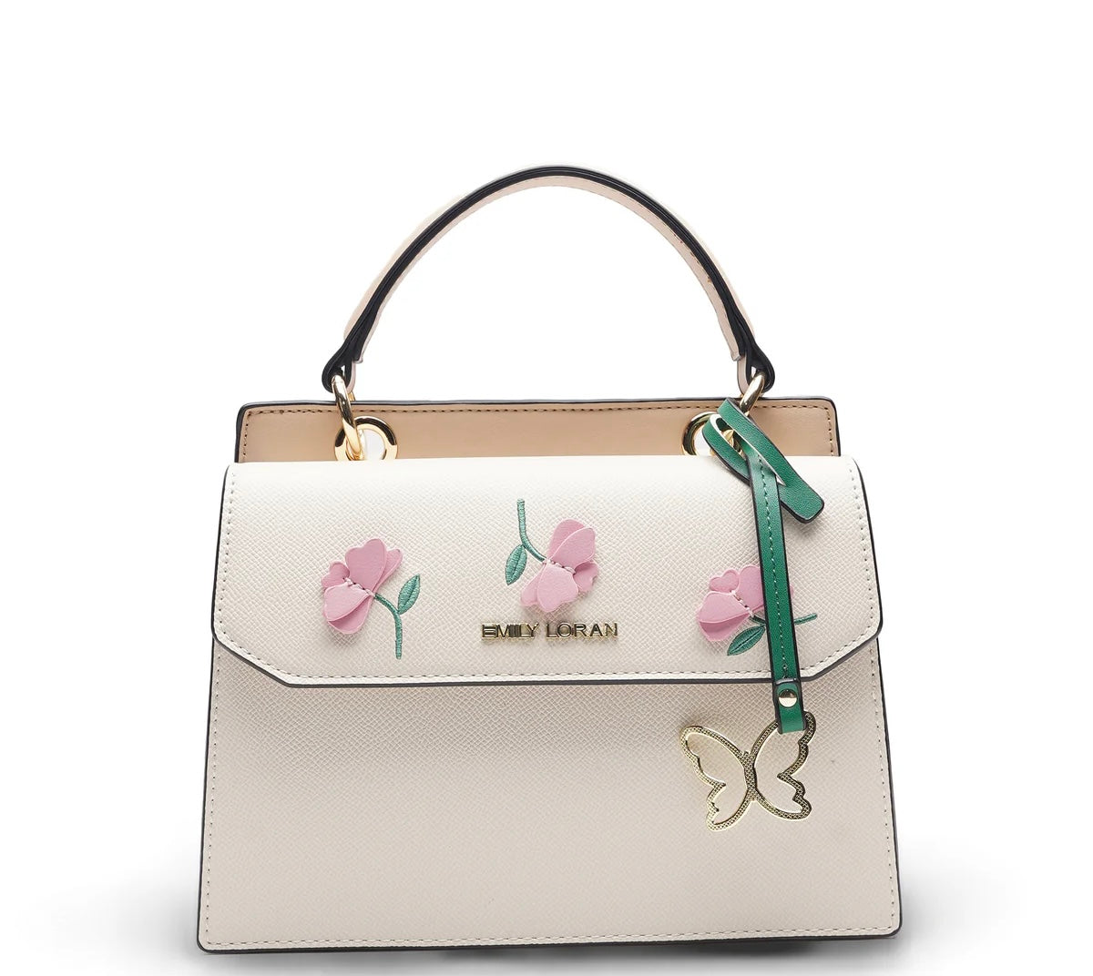 Emily Loran Floral Top Handle Crossbody Bag 🌸👜✨