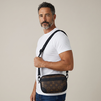 Louis Vuitton Monogram Crossbody Bag – Brown