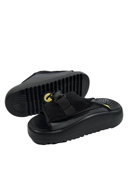 UGG Tactical Mesh Slide Sandals – Black Comfort Streetwear 🖤⚡