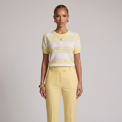 💛 Chanel Knit Top | One Size
